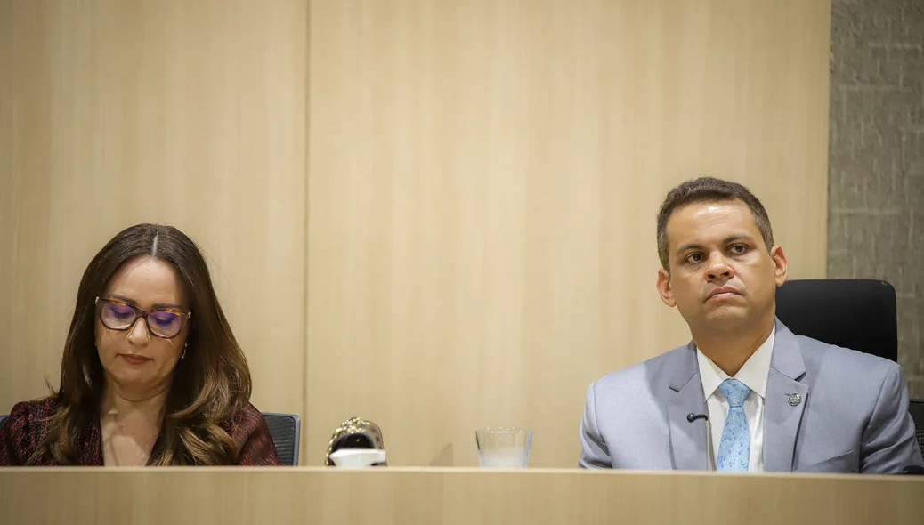 Rejane Dias e advogado Raimundo Júnior