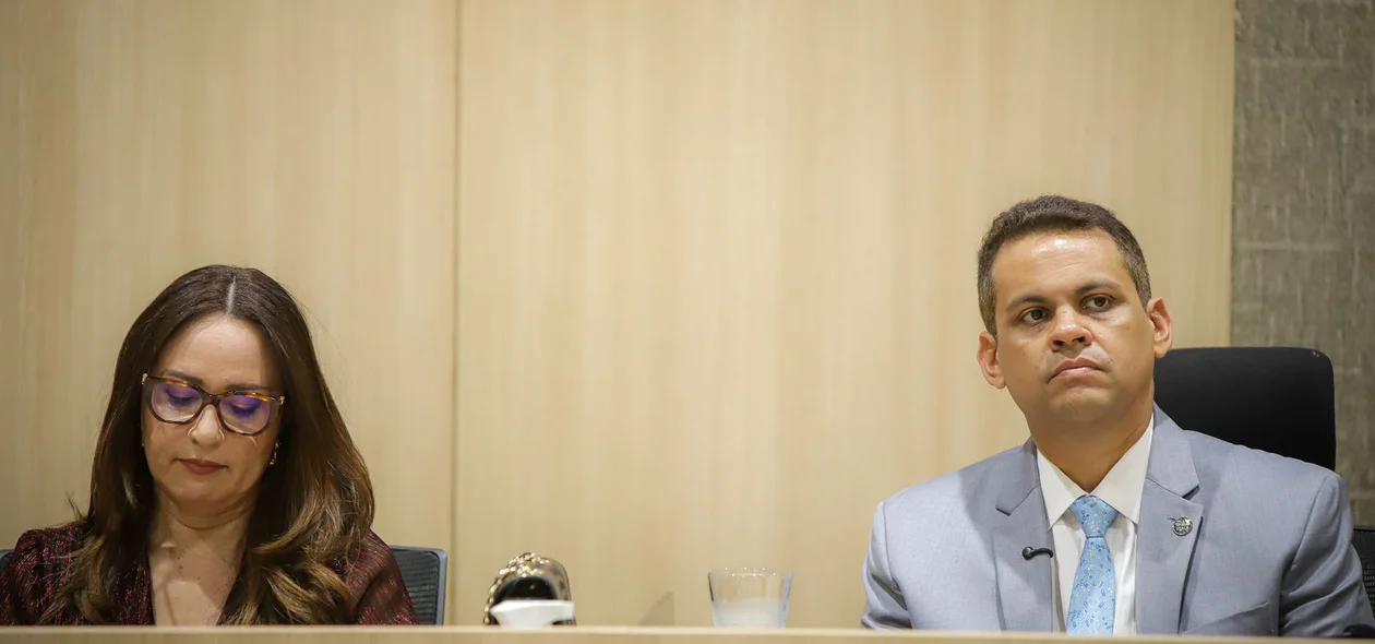 Rejane Dias e advogado Raimundo Júnior