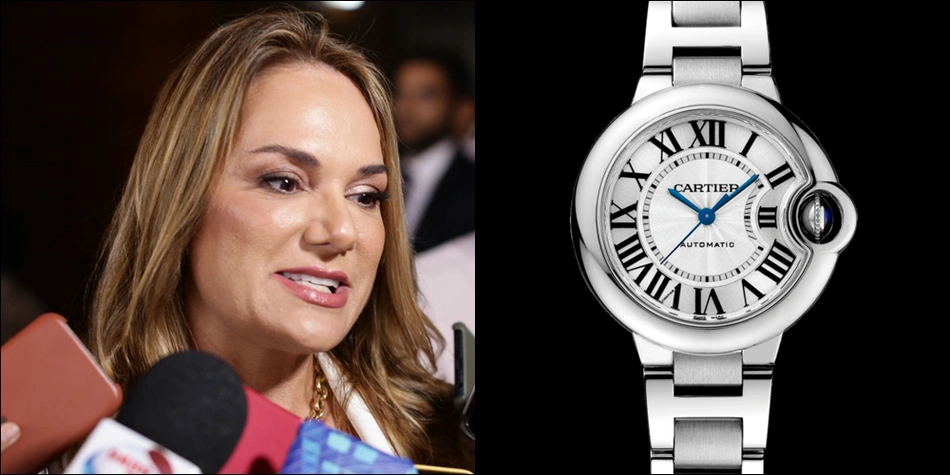 Relógio da deputada Ana Paula avaliado em R$ 40 mil