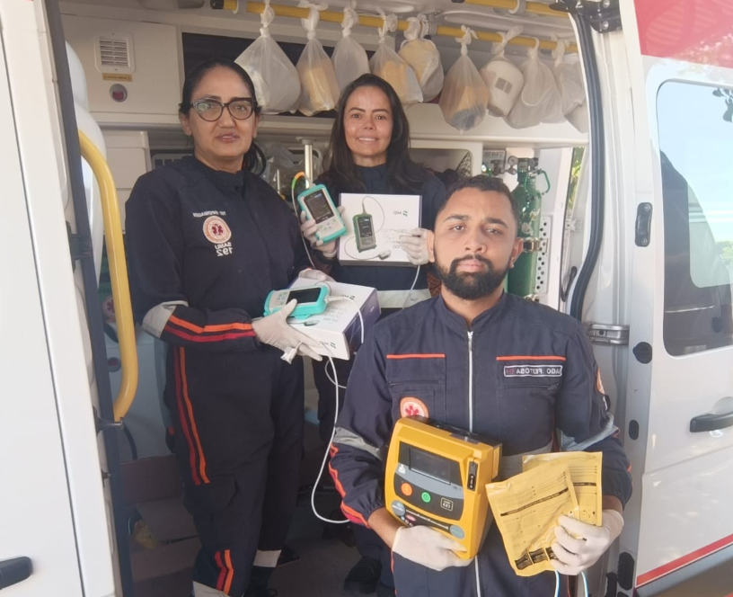 Secretaria de Saúde entrega mochilas com novos kits de socorro para o SAMU de Uruçuí