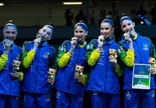 Seleção Brasileira de Ginástica Rítmica de Conjunto é vice-campeã mundial