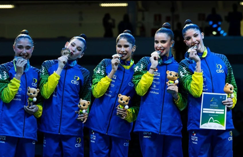Seleção Brasileira de Ginástica Rítmica de Conjunto é vice-campeã mundial