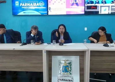 Sessão na Câmara Municipal de Parnaíba