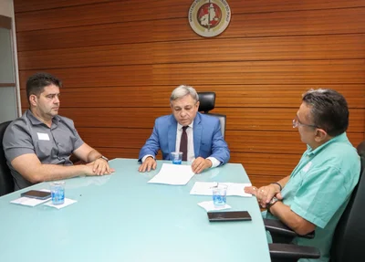 Subprocurador Hugo Cardoso se reuniu com os vereadores Luís André e Dudu