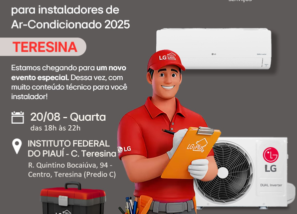 Teresina recebe Roadshow LG para instaladores no dia 20 de agosto