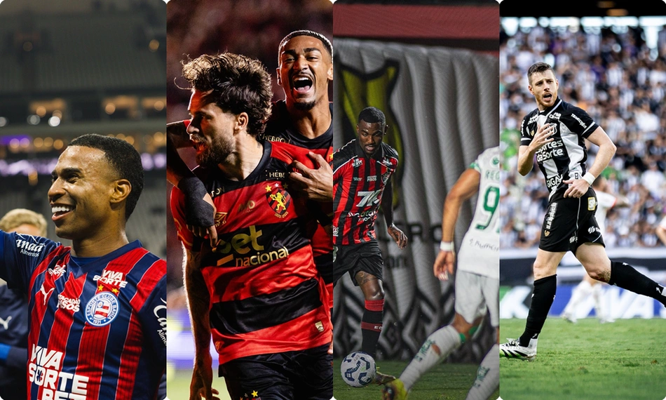Times nordestinos entram em campo pela 20ª rodada do Brasileirão