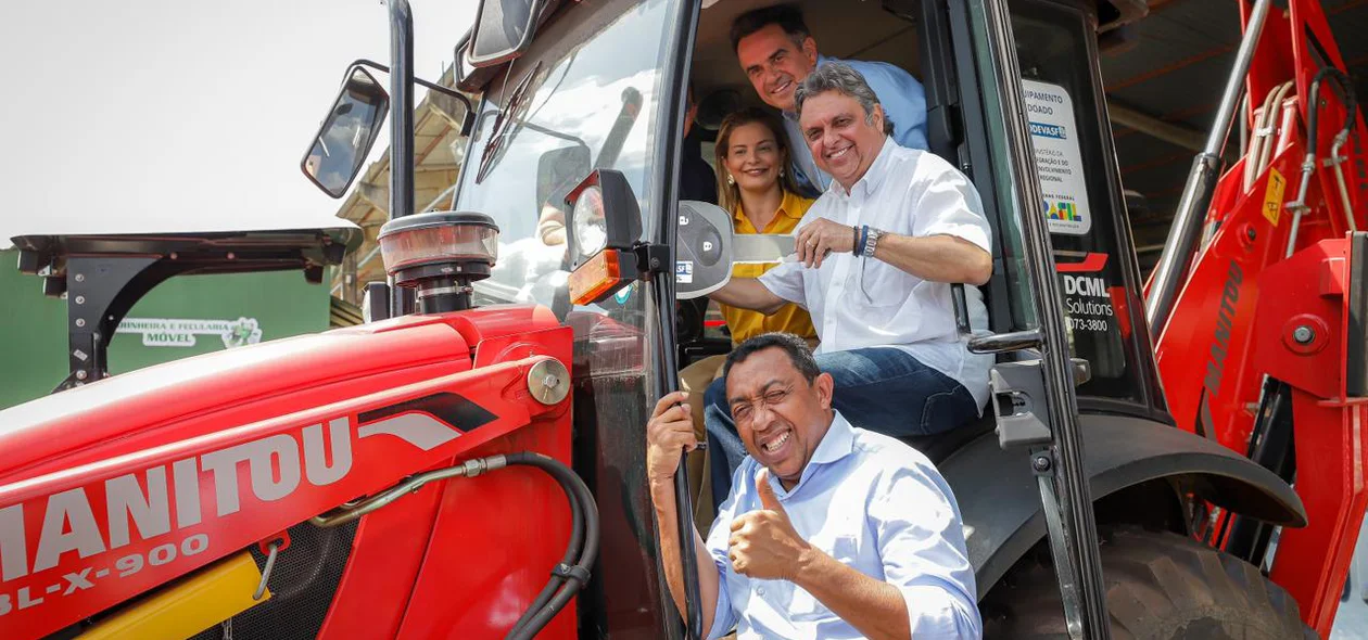 Tratores serão usados na produção agrícola