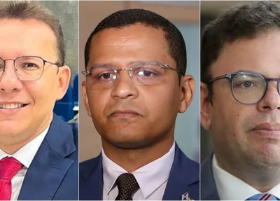 Vereadores Zé Neto, Ismael Silva e Aluísio Sampaio
