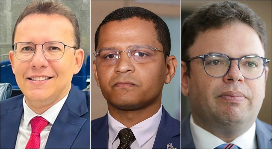 Vereadores Zé Neto, Ismael Silva e Aluísio Sampaio