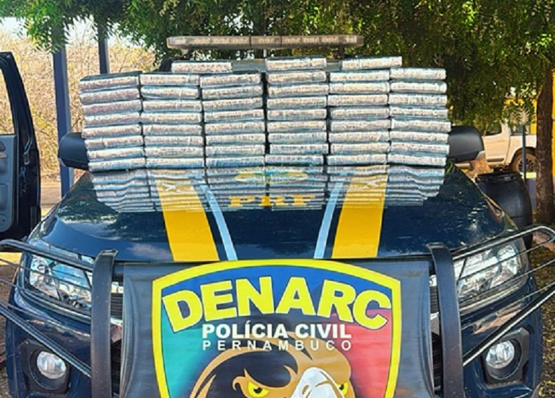 A droga estava distribuída em 51 tabletes da substância entorpecente