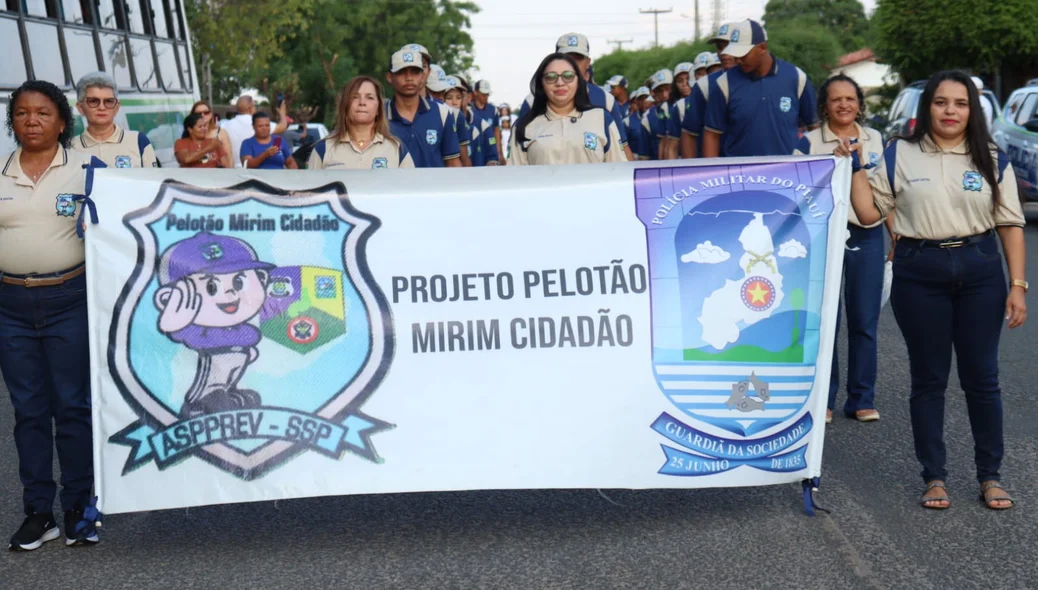 A prefeita Gerlane Cabral desfilou
