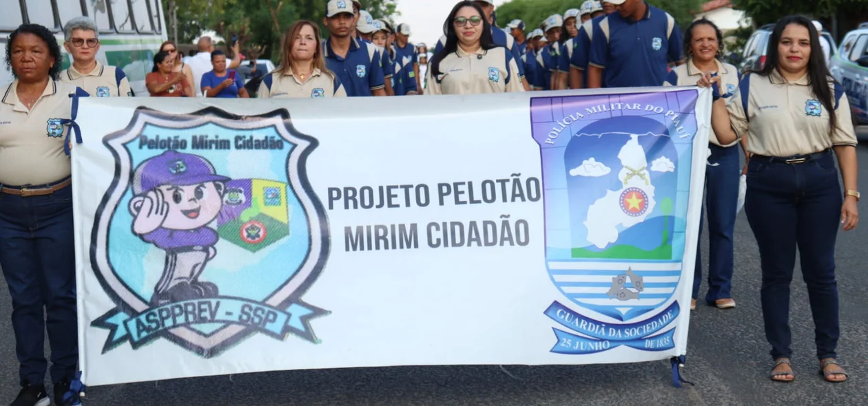 A prefeita Gerlane Cabral desfilou