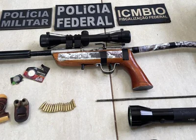 Ação conjunta entre a Polícia Federal, PM e ICMBio