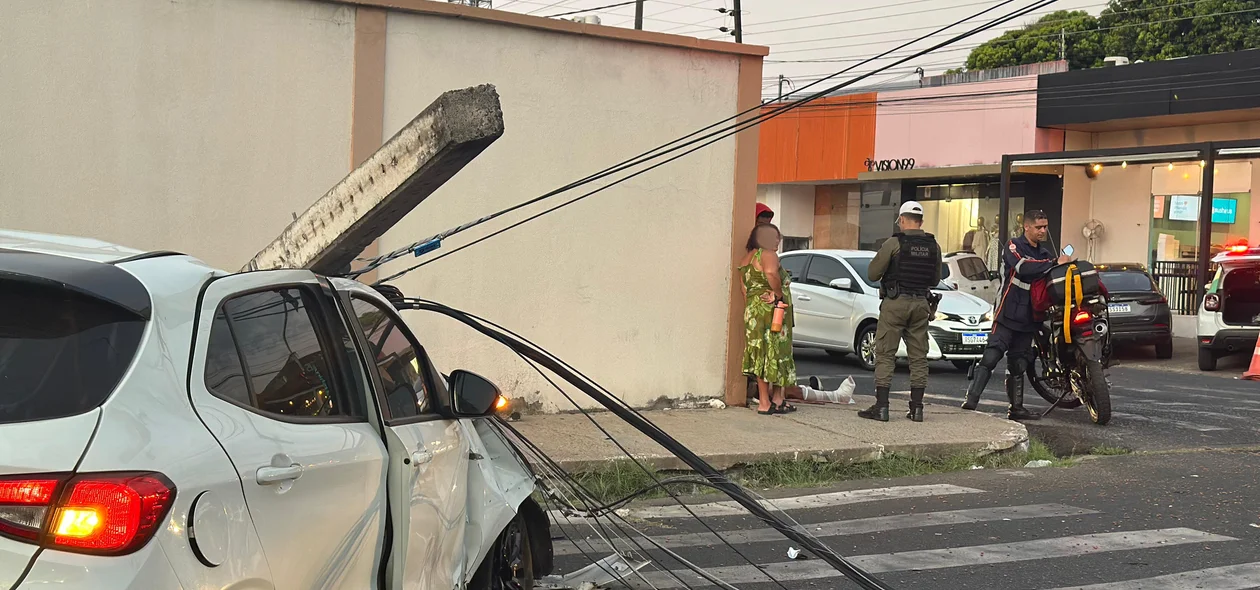 Acidente na zona leste de Teresina