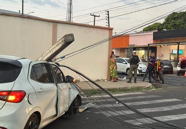 Acidente na zona leste de Teresina