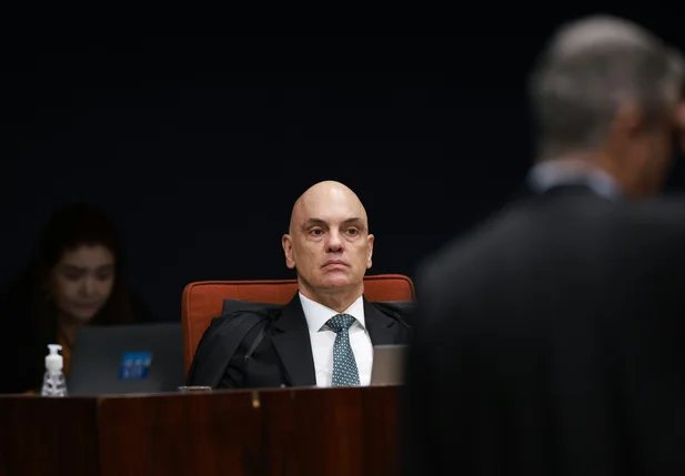 Alexandre de Moraes durante julgamento