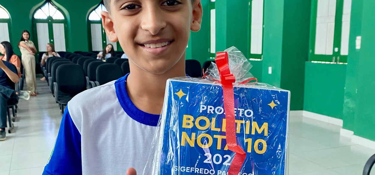 Alunos de Sigefredo Pacheco são premiados no projeto Boletim Nota 10