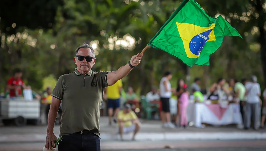 Apoiador do ex-presidente Bolsonaro