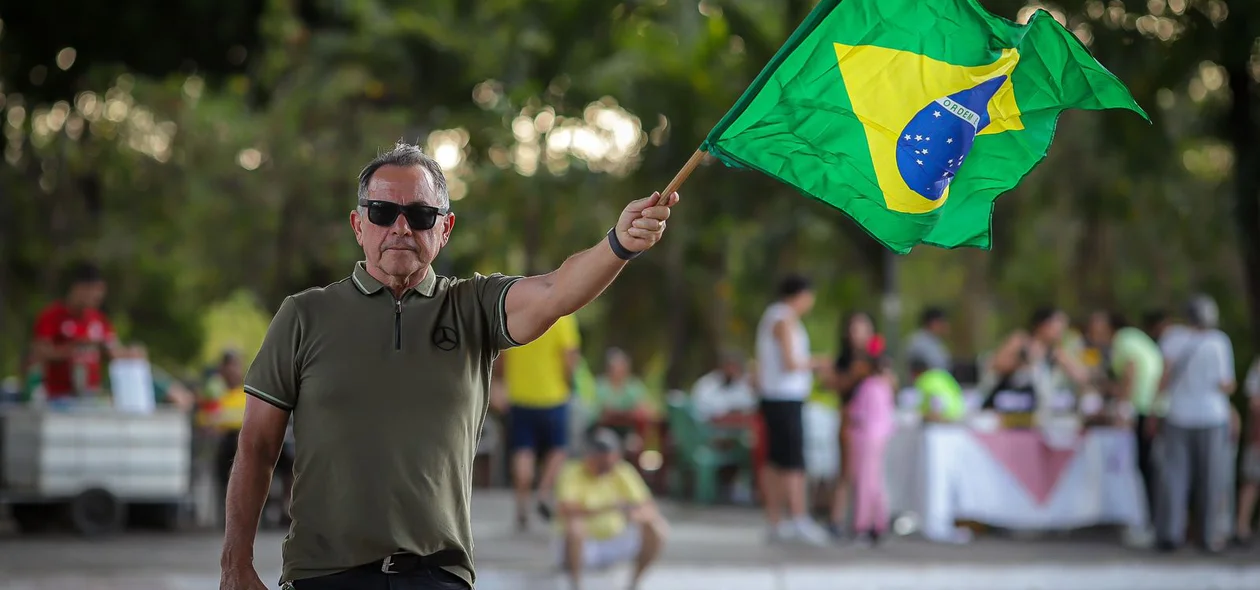 Apoiador do ex-presidente Bolsonaro