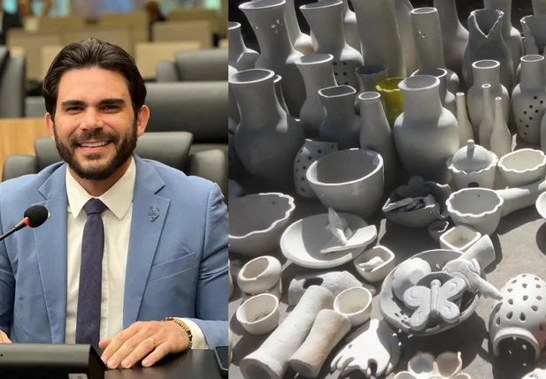 Artesanato em argila branca de Floriano é reconhecido como patrimônio cultural após projeto de Dr. Marcus Vinícius