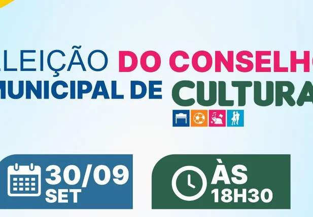 Assembleia do Conselho Municipal de Cultura acontece em Esperantina no dia 30 de setembro