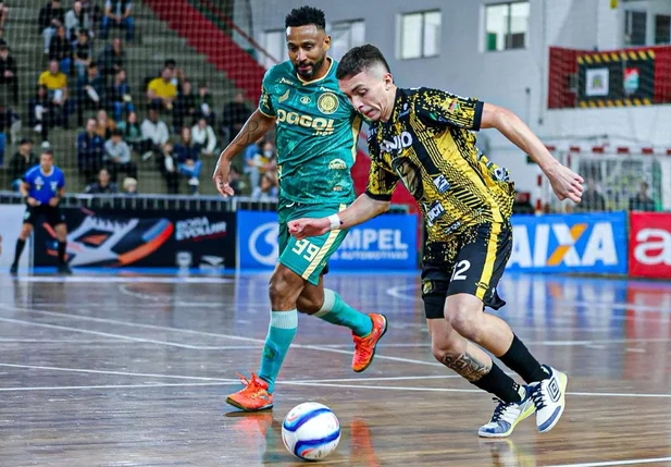 Atlético-PI é superado pelo Criciúma no jogo de ida das oitavas do Brasileiro de Futsal