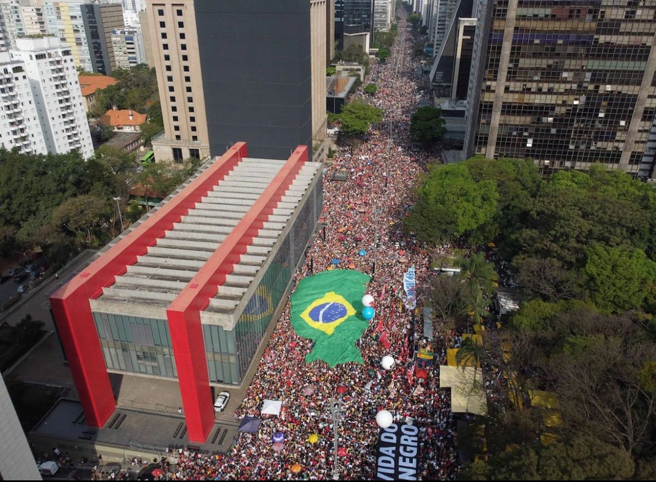 Ato na Avenida Paulista