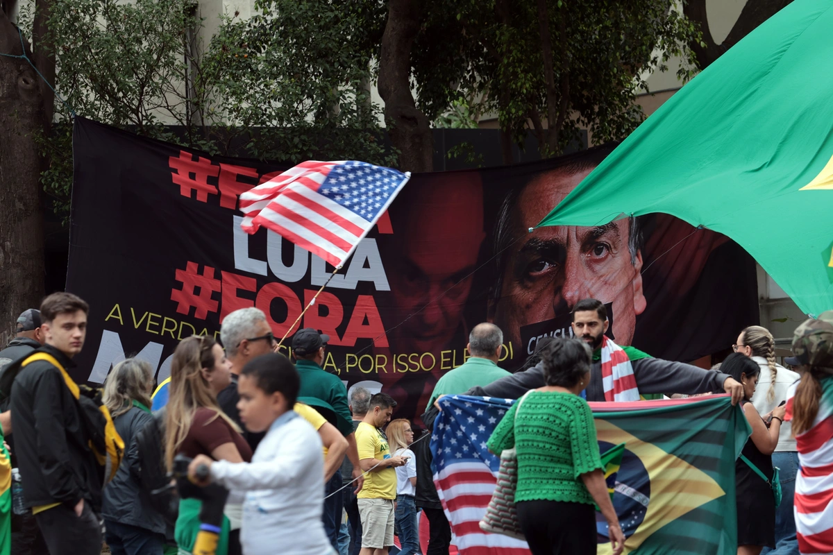 Ato pela anistia de Bolsonaro em São Paulo