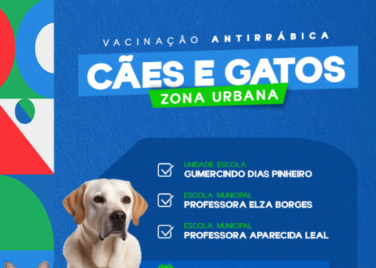 Baixa Grande do Ribeiro realiza Dia D da Vacinação Antirrábica neste sábado (13)
