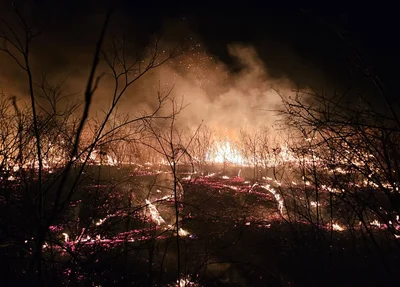 Brigadistas controlam incêndio de grandes proporções em Pimenteiras