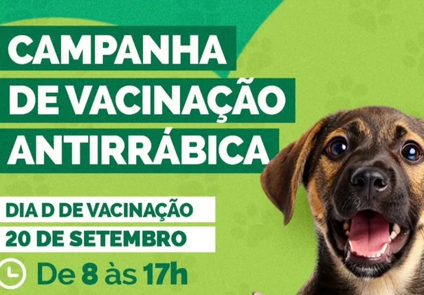 Campanha de vacinação antirrábica