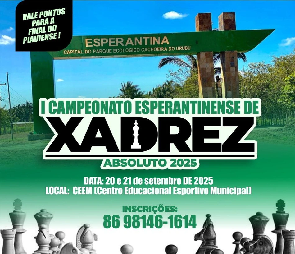 Campeonato de Xadrez em Esperantina