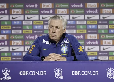 Carlo Ancelotti, técnico da Seleção Brasileira