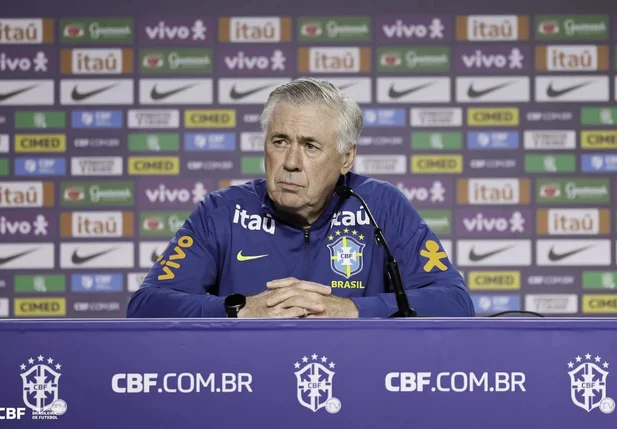 Carlo Ancelotti, técnico da Seleção Brasileira
