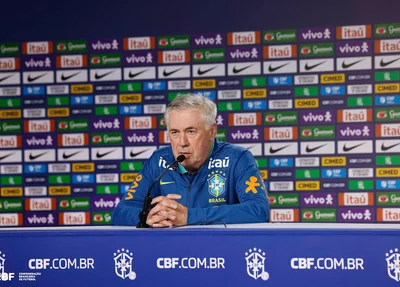 Carlo Ancelotti, técnico da Seleção Brasileira