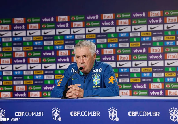 Carlo Ancelotti, técnico da Seleção Brasileira