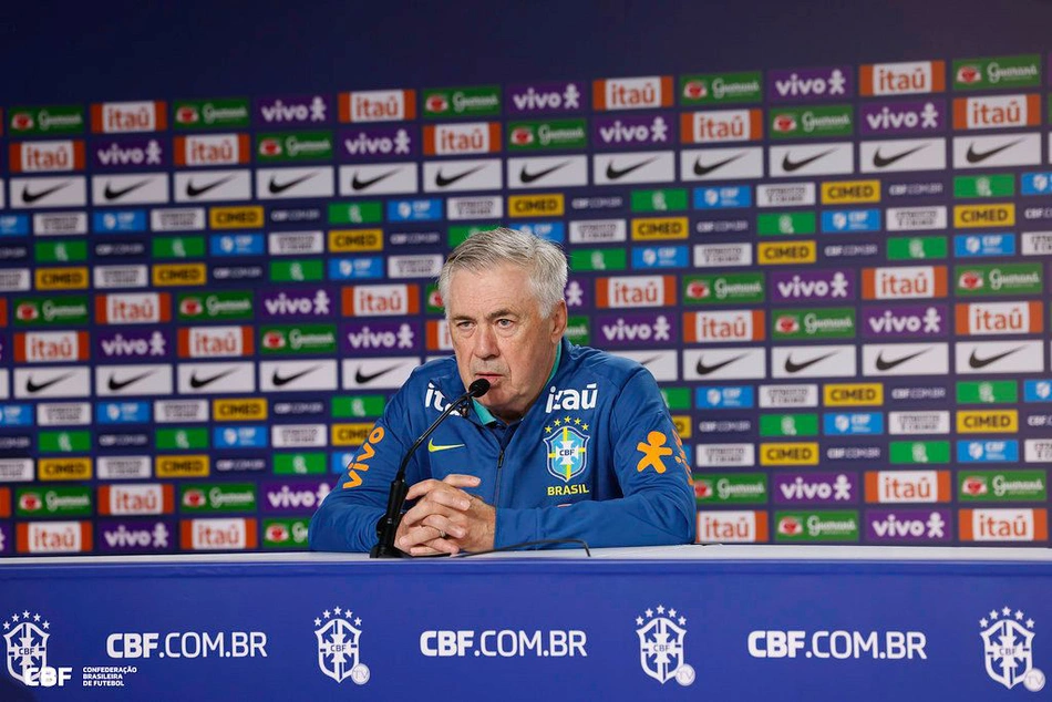 Carlo Ancelotti, técnico da Seleção Brasileira