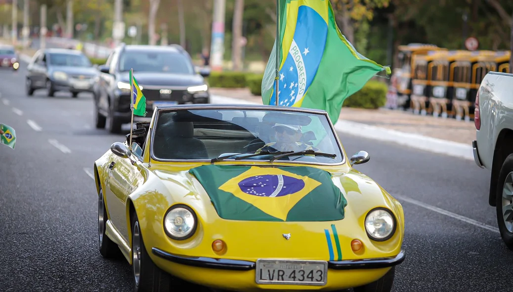 Carreata pró-Bolsonaro