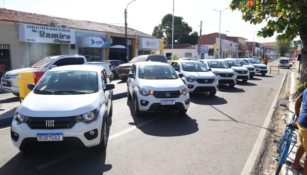 Carros presentes no local