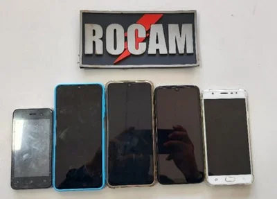 Celulares apreendidos com suspeito no Centro de Teresina