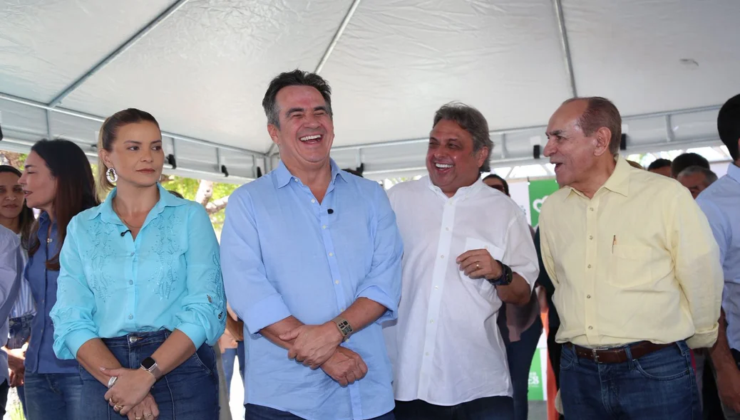 Ciro Nogueira e Marcelo Castro no evento