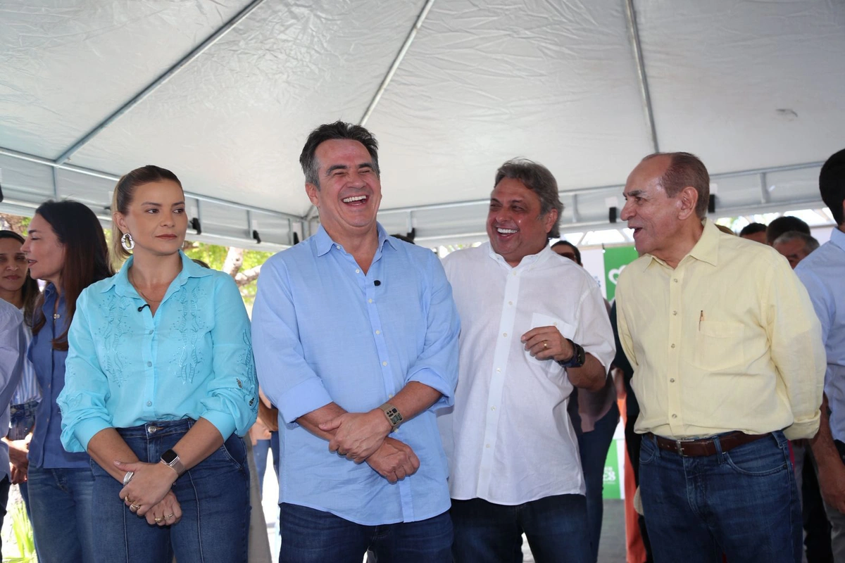 Ciro Nogueira e Marcelo Castro no evento