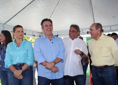 Ciro Nogueira e Marcelo Castro no evento