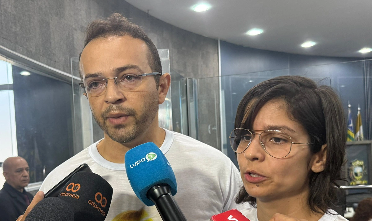 Cláudio Sousa e Dayana Brasil, pais de Alice Brasil