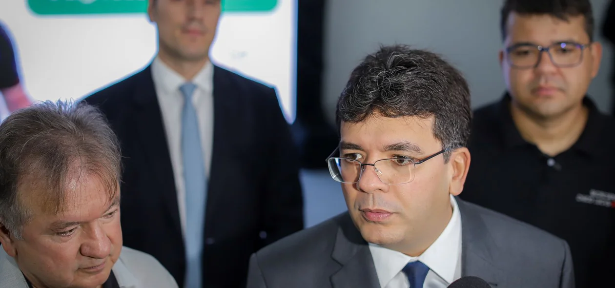 Coletiva de imprensa na sede da Secretaria de Segurança Pública do Piauí