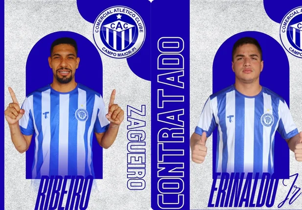 Comercial anuncia campeão pelo Piauí e ex-River para a Série B