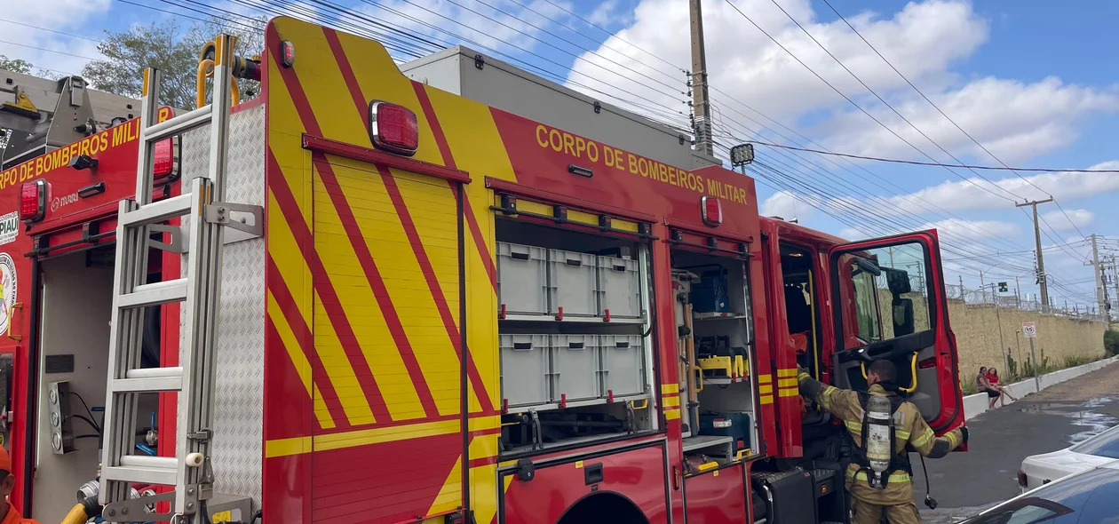 Corpo de Bombeiros conteve o incêndio