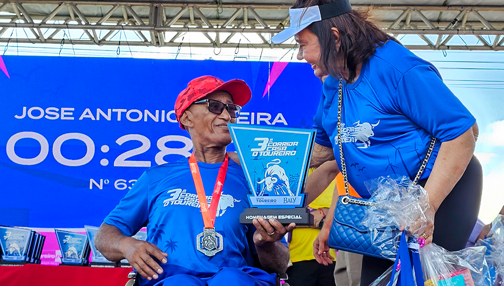 Corrida tevem ampla participação de pessoas com deficiência