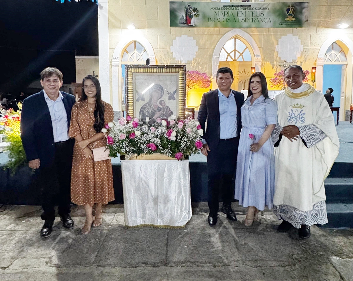 Deputado Rubens Vieira e o prefeito de Bom Princípio do Piauí