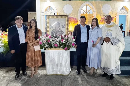 Deputado Rubens Vieira e o prefeito de Bom Princípio do Piauí